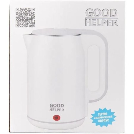 Electric kettle Goodhelper KPS-184C, plastic, Metal flask, 1.8 l, 1500 watts, white-6