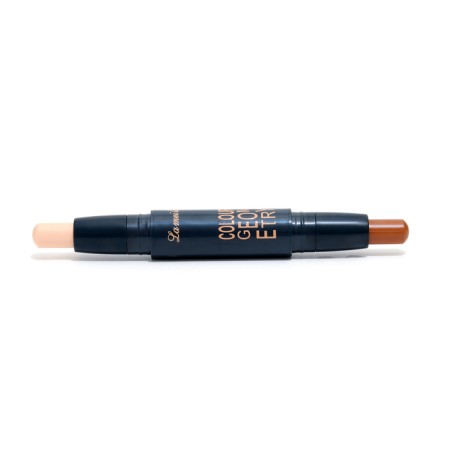 Cont around the face for a double: Contour and highlighter-4