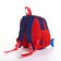 Baby backpack on lightning, blue color