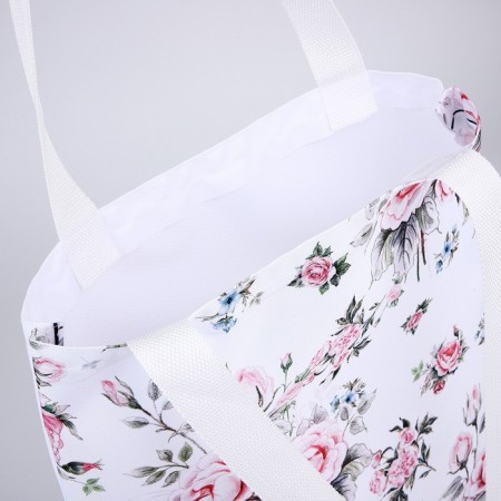 Bag Schoper "Rose", 35x0.5x40 cm, Department without lightning, without lining, white-8