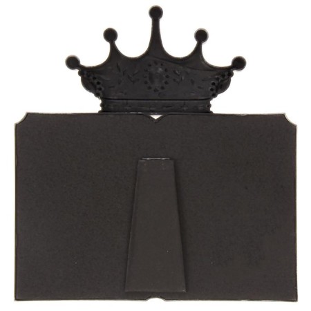 Photo frame plastic in 2 photos 10x15 cm "Crown" dark silver 30x28 cm-3