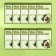 A set of faces Farmstay, with avocado, 10 pcs.