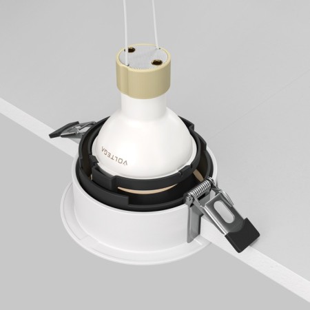 The built-in lamp Technical DL051-U-1WB, 1x10W, 8.5x8.5x3.7 cm, GU10, white-black color-6