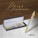Ballic handle, gift, automatic, in the leatherette case, "modern"
