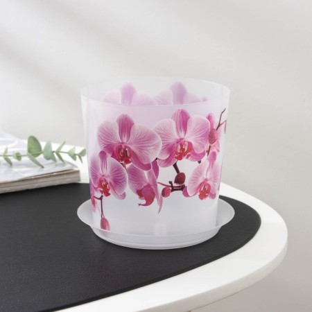 Pot for orchids with the Podon "Deco", 1.2 liters-5