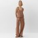 Female top on the straps Minaku: Casual Collection Beige color, rr 46