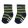 Socks anti-slip children's, blue/green color, size 8-10 (0-12 months)-2 pairs