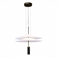Люстра подвесная St Luce. SL6101.403.01. Isola. 1х10 Вт, LED, 3000K, 600 Lm, 50х50х90 см, цвет чёрный