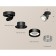 A set of overhead lamp with composite crystal Ambrella Light, Techno, XM8102040, Black Black Sand Color