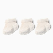 A set of children's socks crumb I am Basic Line, 3 pairs, p. 12-14 cm, milk