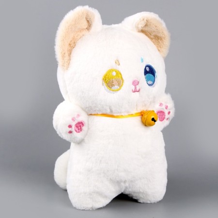Soft toy "cat", 23 cm, white color-3
