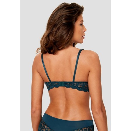 Women's bra-braid, size 80c, dark green color-6