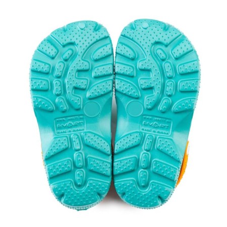 Sabo children, color aquamarine/orange, size 30-31-2