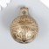 Bell Metal "Mask" gold 5.5x5.3x5.3 cm