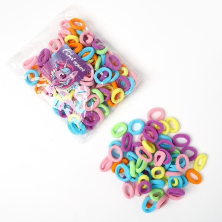 Hair elastic bands “most tender” set, diameter 2 cm, 100 pcs.-5