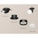 A set of built -in rotary lamp with acrylic Ambrella Light, Techno, XM8102520, Black Sand Color