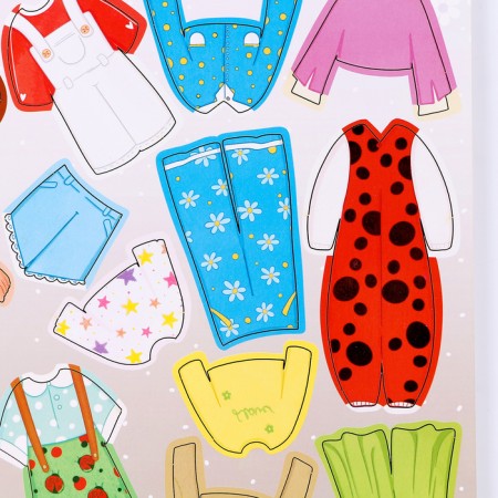 A training board with clothing on Velcro "Dressing. Kate"-2