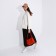 Bag-tout on lightning, red