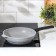 Pan, d = 22 cm, anti -stick coating, removable handle, color light marble
