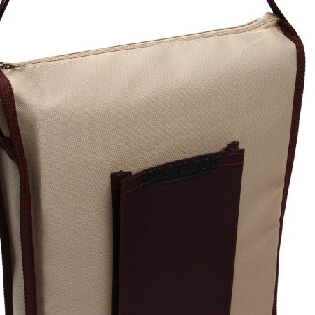 Bag for a tablet format A3, 420 x 300 x 80 mm, beige/brown, estado-3