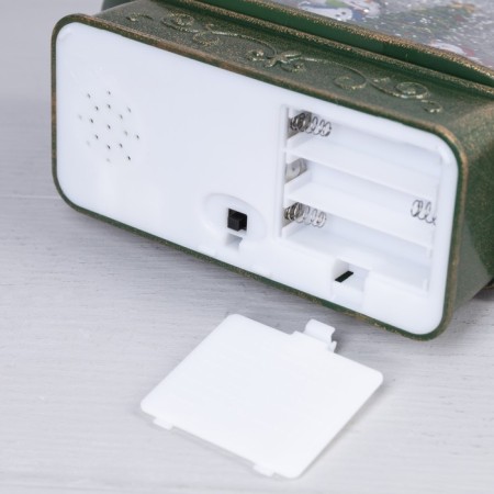 LED figure "Christmas tree with snowmen" 23 × 29 × 9.5 cm, plastic, AAX3 batteries (not in the kit), USB, glow warm white-2