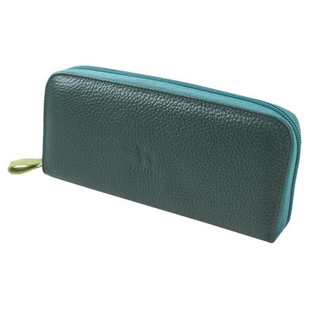 Wallet, mint color, Mumi series