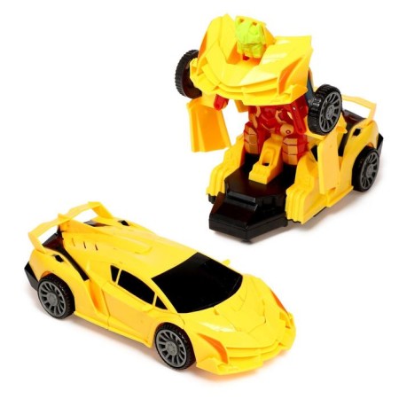 Robot radio -controlled “Lambo”, transforms, works from batteries, color mix-1