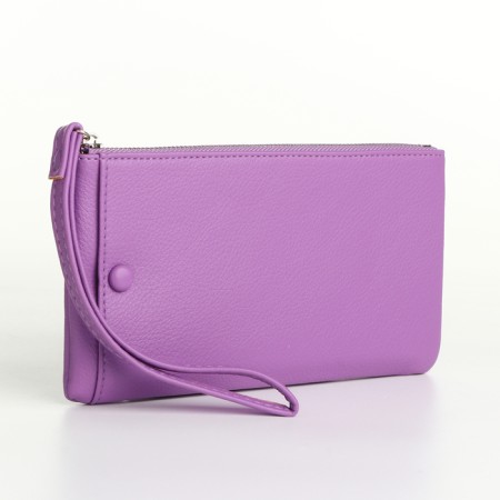 Women's wallet with lightning, lilac color