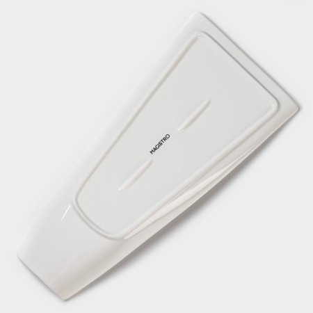Porcelain dish Magistro "Blanche", 30 × 14 × 4.5 cm, white color-3