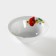 Porcelain plate "Reds Red", 550 ml, D = 17 cm