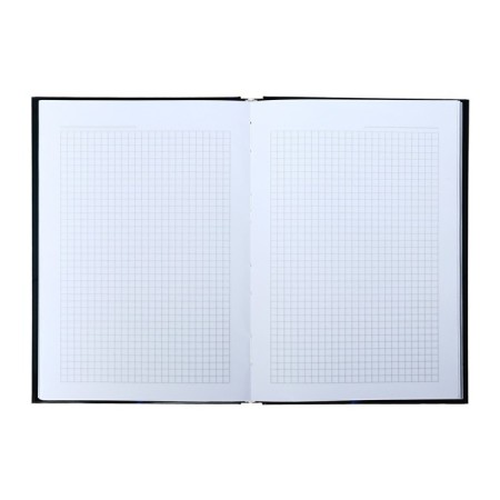 Notebook A5 160 sheets in the cell "microcircuit", solid cover, glossy lamination, offset block 65 g/m2-3