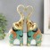 Souvenir Polystone "African Elephant" set 2 pcs 6x17x21 cm