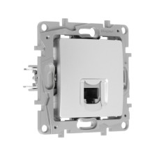 Computer socket RJ45 Legrand Etika, 1st, aluminum