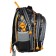 School backpack 40x33x15cm, ergonomic back, Across 410, gray/yellow
