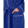 Male robe with a hood, size 52, blue color