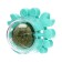A toy for cats with cat mint "crab", 6.8 cm, turquoise