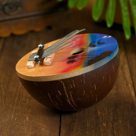 Musical instrument "Kalim resort" Round 7x14x14 cm-2