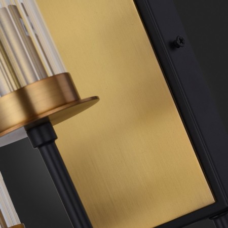 Sconces st. SL336.301.02. Delavera. 2x60 watts, E14, 15x41 cm, brown color, bronze-4