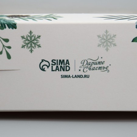 Folding box "Happy New Year", 23 x 23x 4 cm, New Year-4