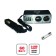 Avs CS219U cigarette lighter, 12/24 V, 2 exits + 2 USB