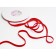 Velvet tape, 10 mm, 18 ± 1 m, color red No. 40