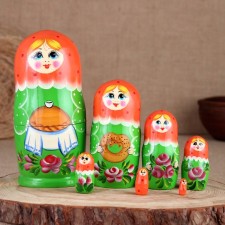 Матрёшка  «Сарафан», 7 кукольная, 19 см