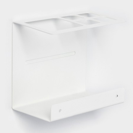 Holder for dental brushes "Loft Art", 13 × 7.5 cm, white color-1