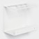 Holder for dental brushes "Loft Art", 13 × 7.5 cm, white color