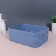 Organizer for storage "Wave", with handles, 1 section, 27 × 20 × 10 cm, color mix