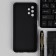 Case for Samsung Galaxy A13, silicone, matte, black