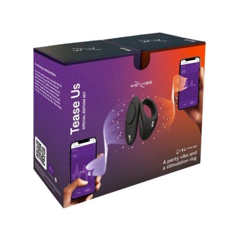 WE-VIBE Tease us: vibrocal bond + clitoral vibrator Moxie black