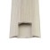 Threshold with an mounting channel 36mm 0.9m Ideal, gray ash gray