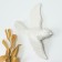 Decor Wall ceramics "White Bird" 4.2x17.5x23.5 cm