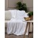 Texrepublic blanket, size 200x220 cm, white color